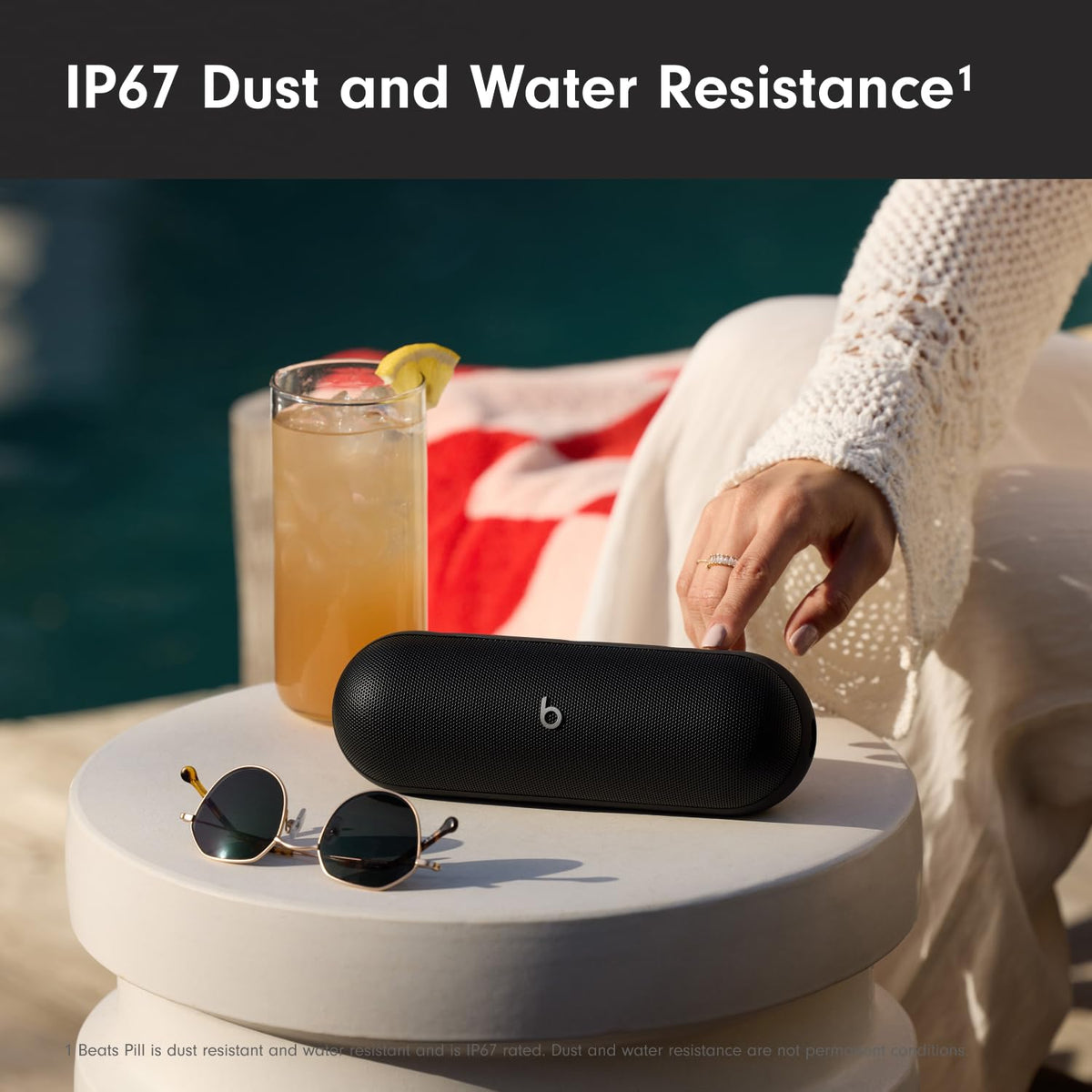 Beats By Dre Pill Portable Wireless Bluetooth Speaker - Matte Black - Image 3