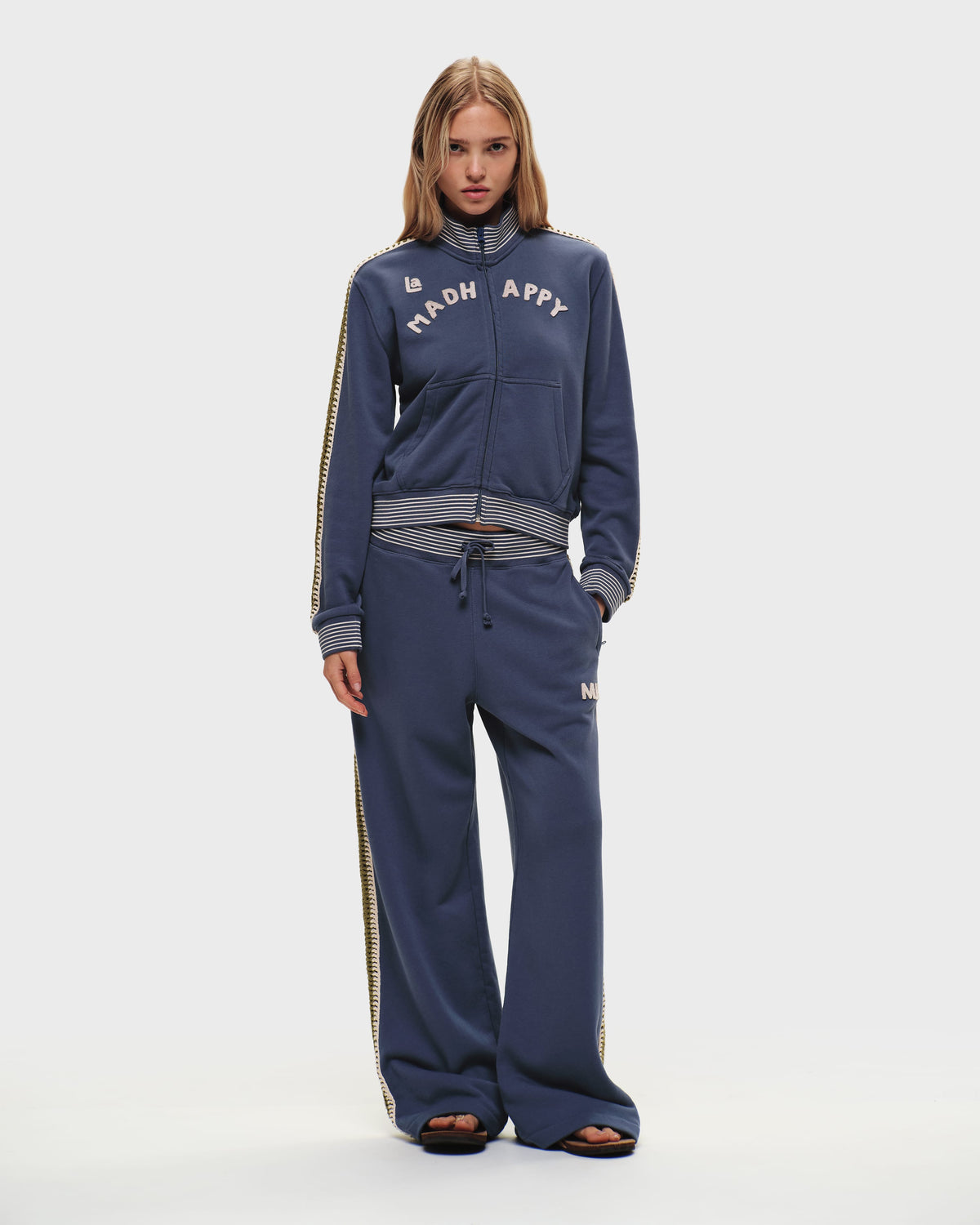 Crochet Trim Track Pant - Image 3