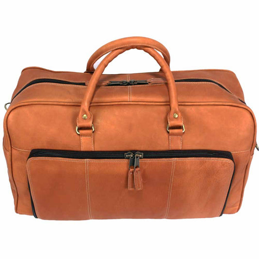 Las Vegas Leather Weekender Bag