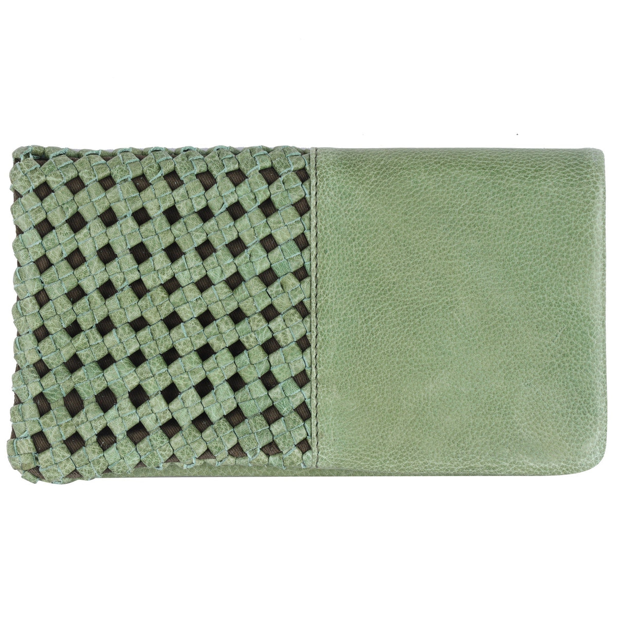 Whitney Leather Wallet - Grass