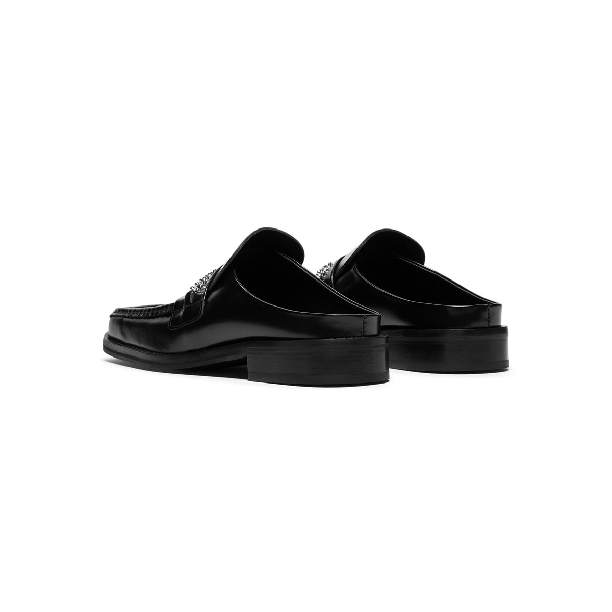 Martine Rose Square Toe Mule (Black) - Image 4