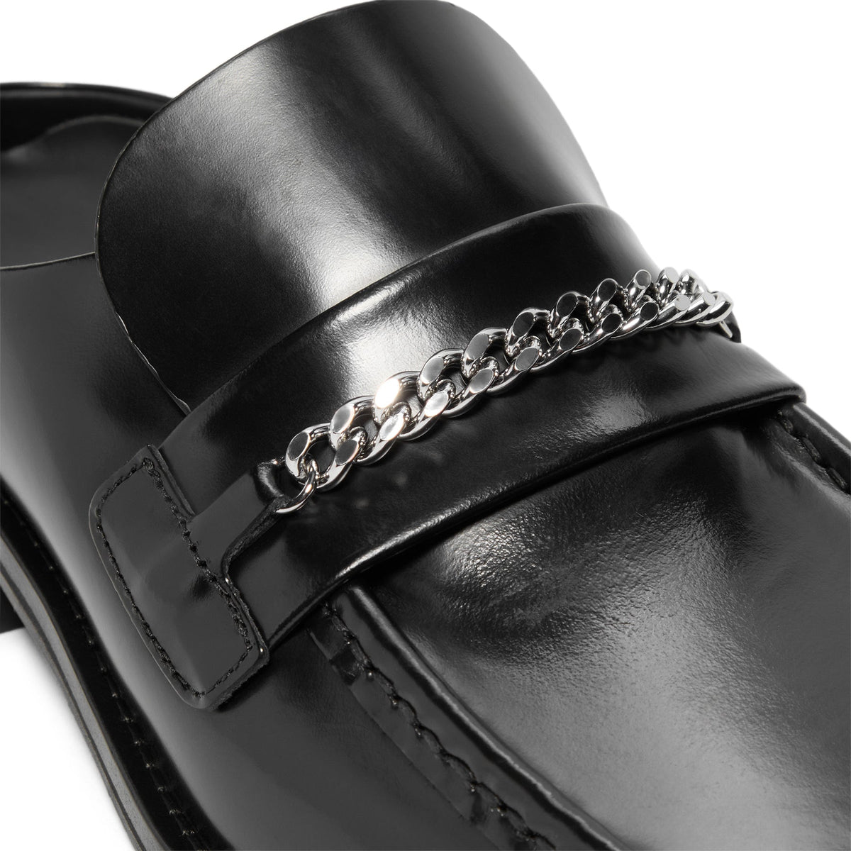 Martine Rose Square Toe Mule (Black) - Image 7