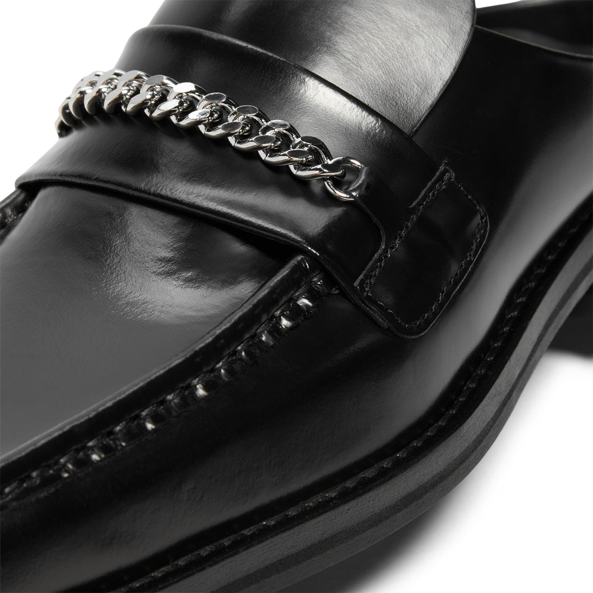 Martine Rose Square Toe Mule (Black) - Image 8