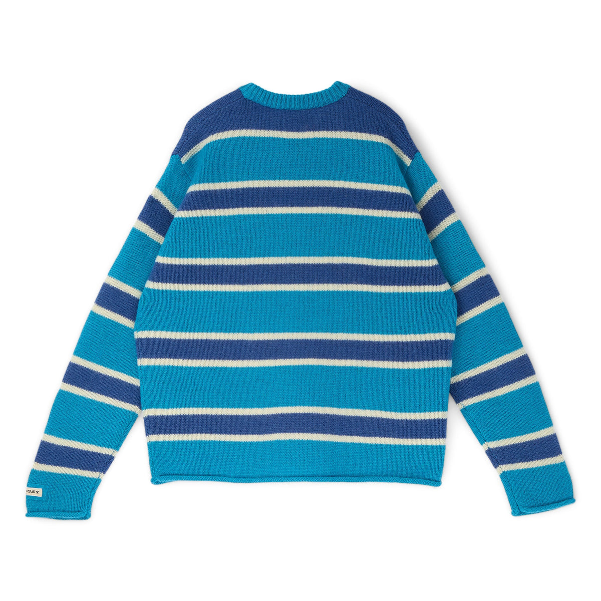 Stussy Striped Wool Sweater (Blue) - Image 2