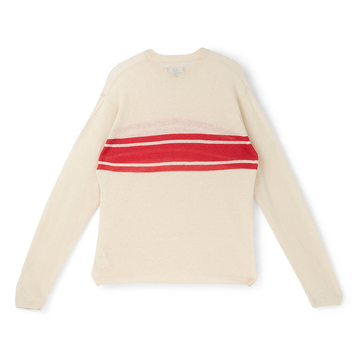 Stussy Striped Long Sleeve Sweater (Bone) - Image 2