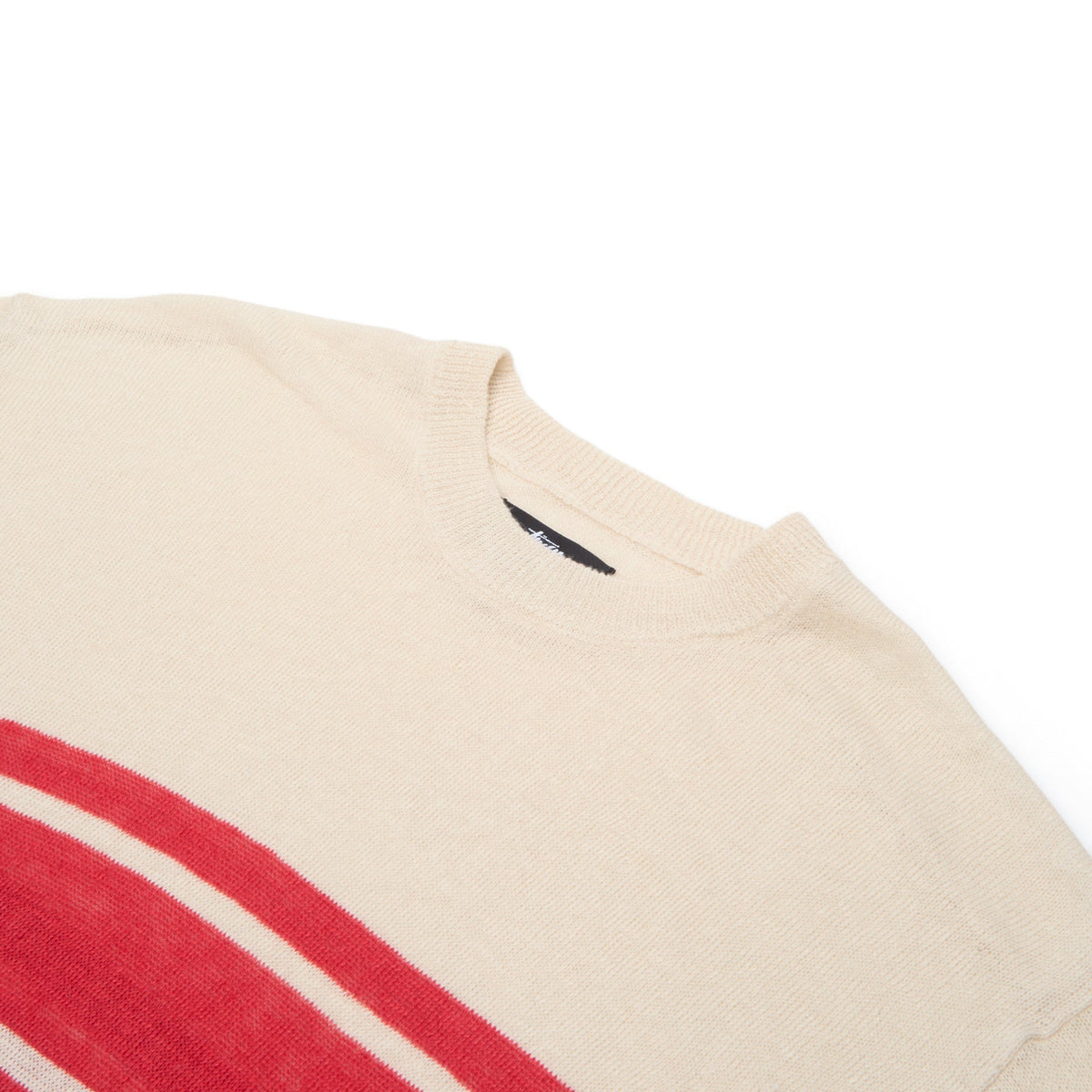 Stussy Striped Long Sleeve Sweater (Bone) - Image 3