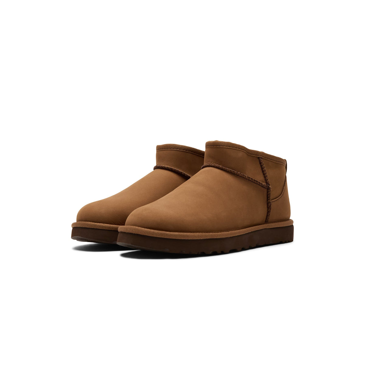 UGG WMNS Classic Ultra Mini Nubuck (Dark Chestnut) - Image 4