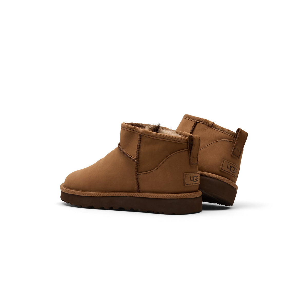 UGG WMNS Classic Ultra Mini Nubuck (Dark Chestnut) - Image 5