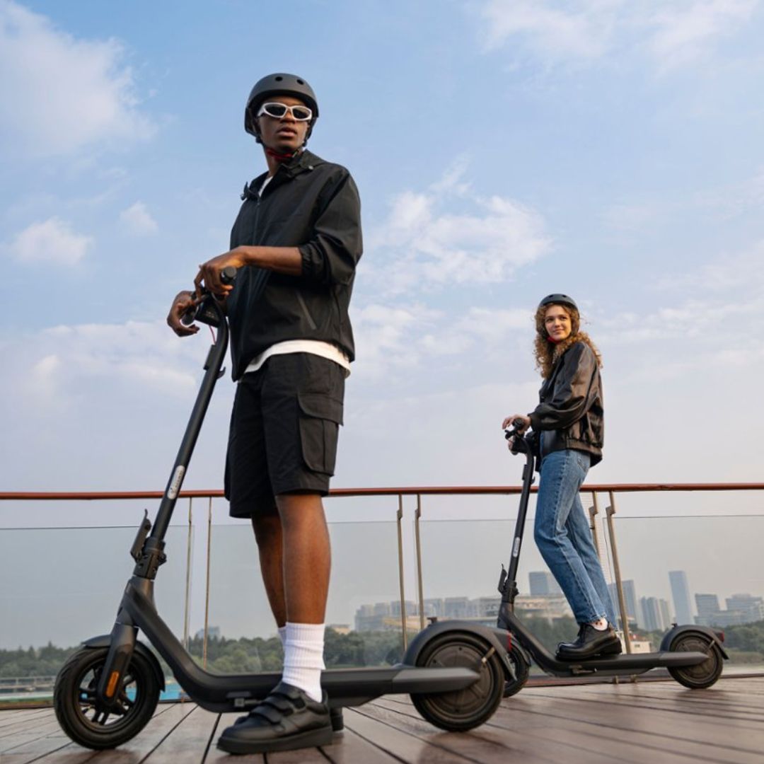 Segway - Ninebot E2 Pro Electric Scooter w/16.8 mile Range & 15.5mph Top Speed - Black - AA.05.14.05.0001 - Good - Image 11