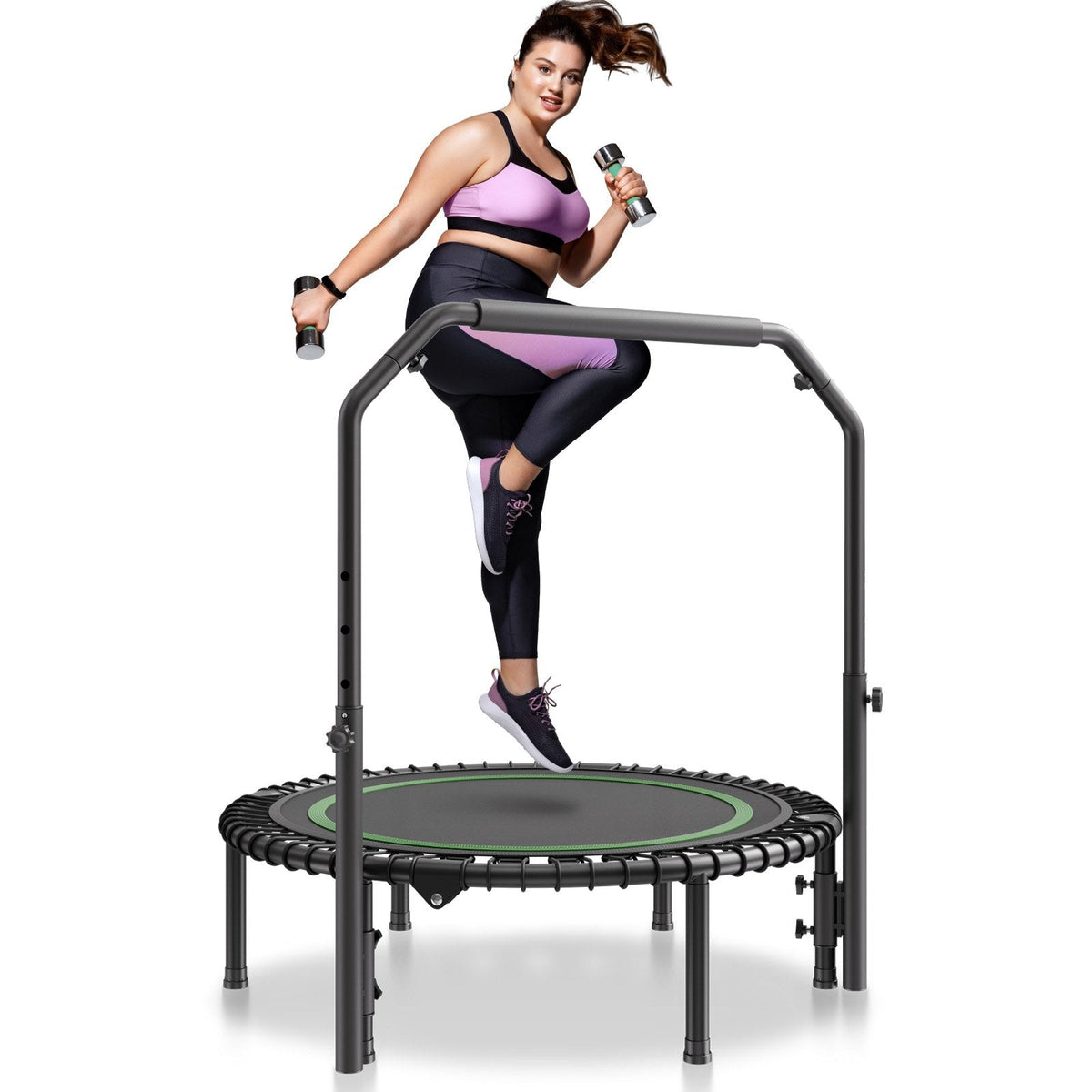 40" Foldable Mini Trampoline & Rebounders - Image 2