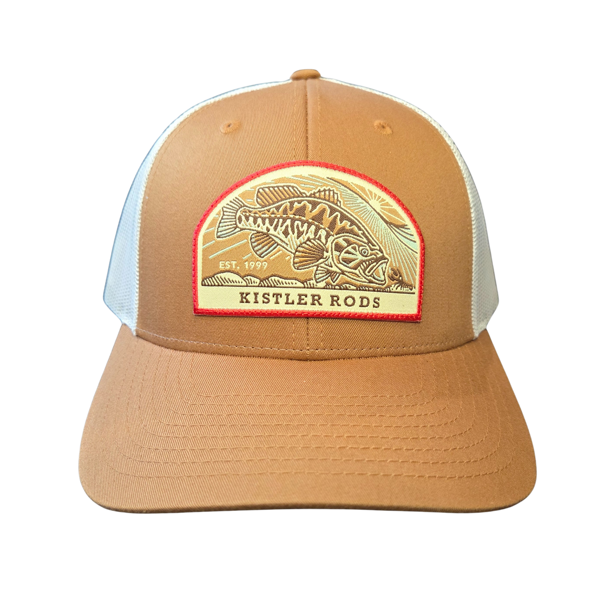 Kistler Cap Structured - Caramel/Birch Mesh Smallmouth