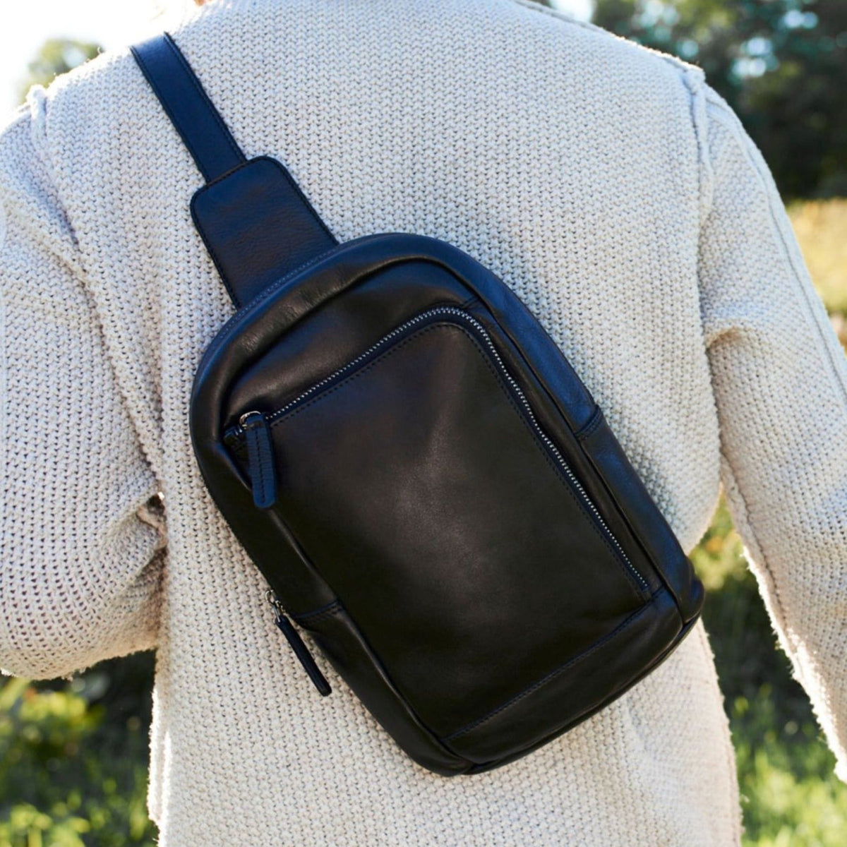 Austin Leather Sling Bag - Image 10