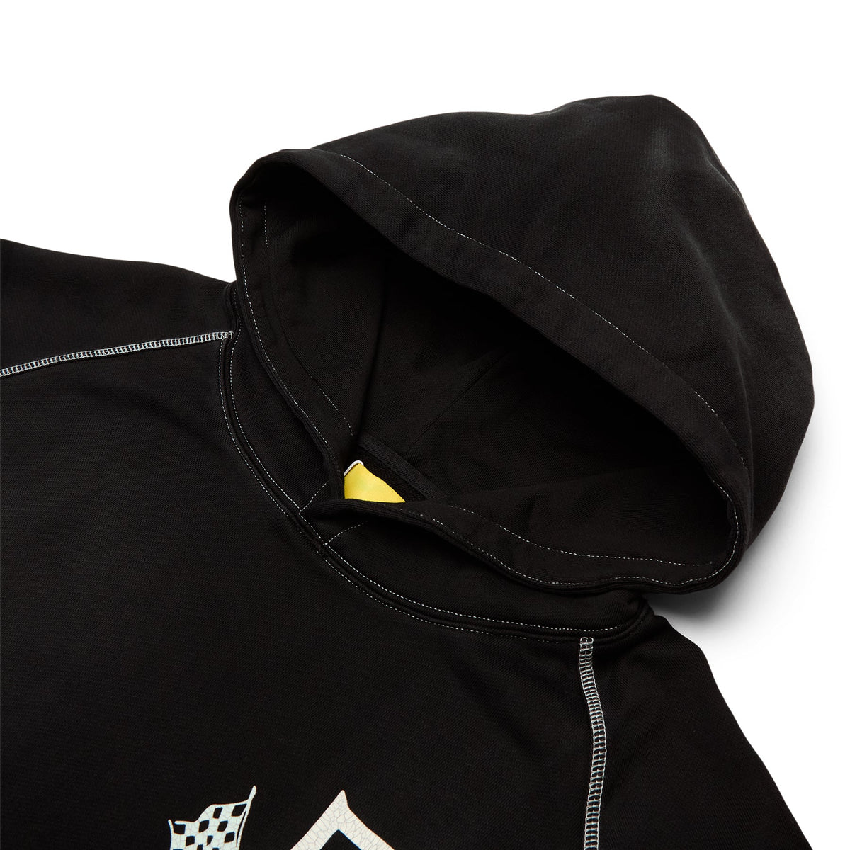 Diet Starts Monday Contrast Stitch Hoodie (Vintage Black) - Image 3
