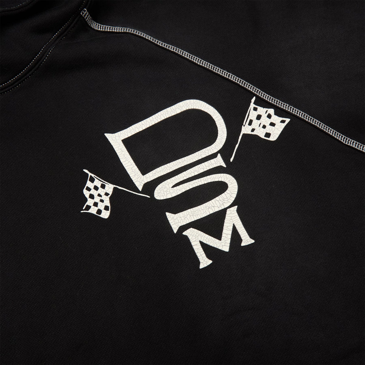 Diet Starts Monday Contrast Stitch Hoodie (Vintage Black) - Image 4
