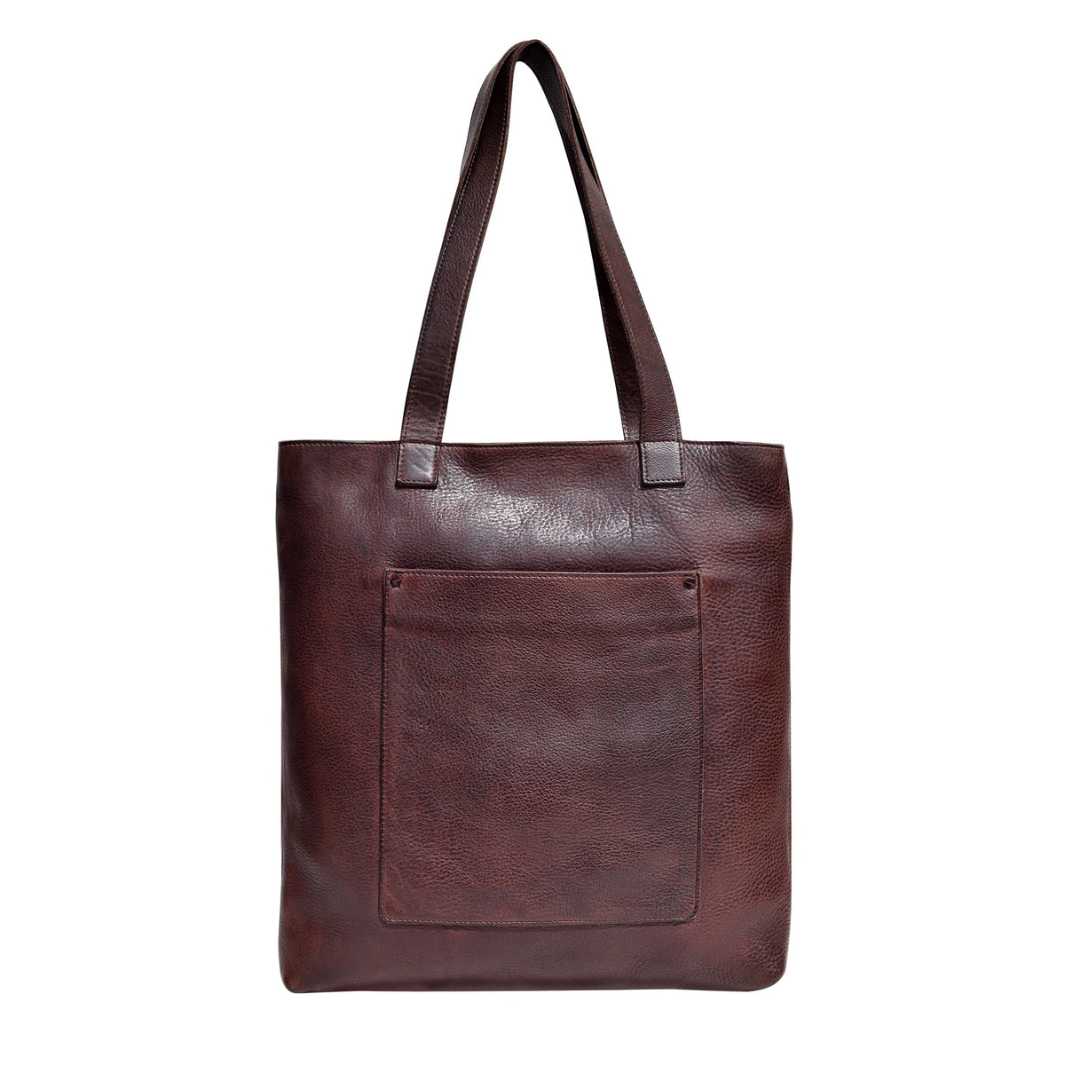Larkspur Leather Tote Bag - Brown