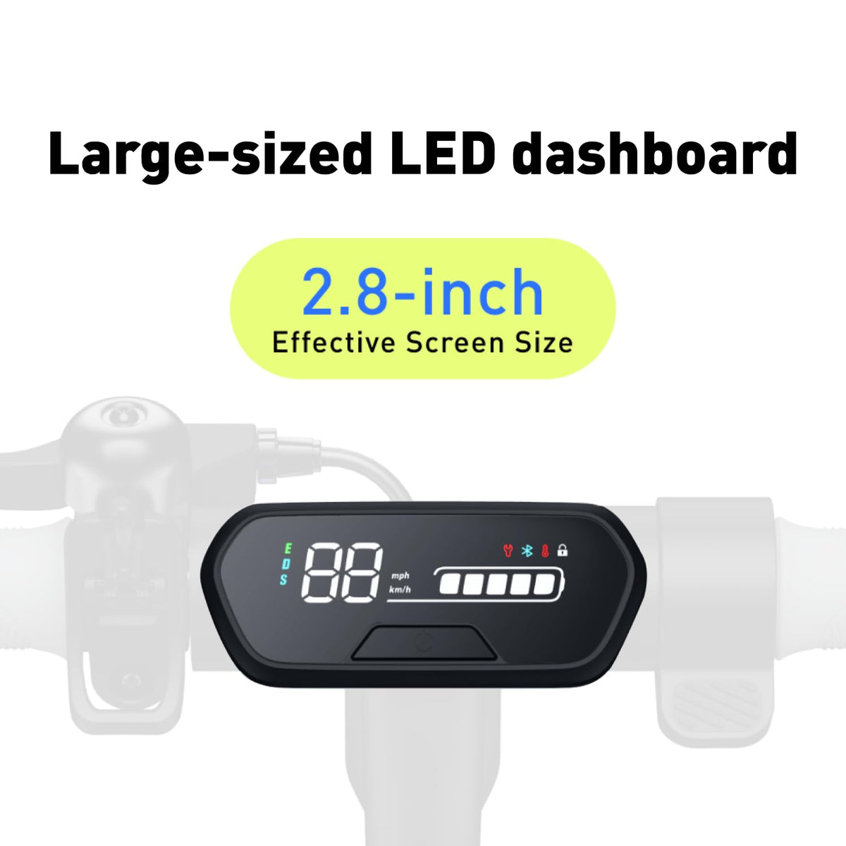Segway - Ninebot C2 Pro Kid Electric Scooter w/ up to 7.5mi Range & 12.4mph Max Speed - Black - AA.10.04.02.0011 - Image 6