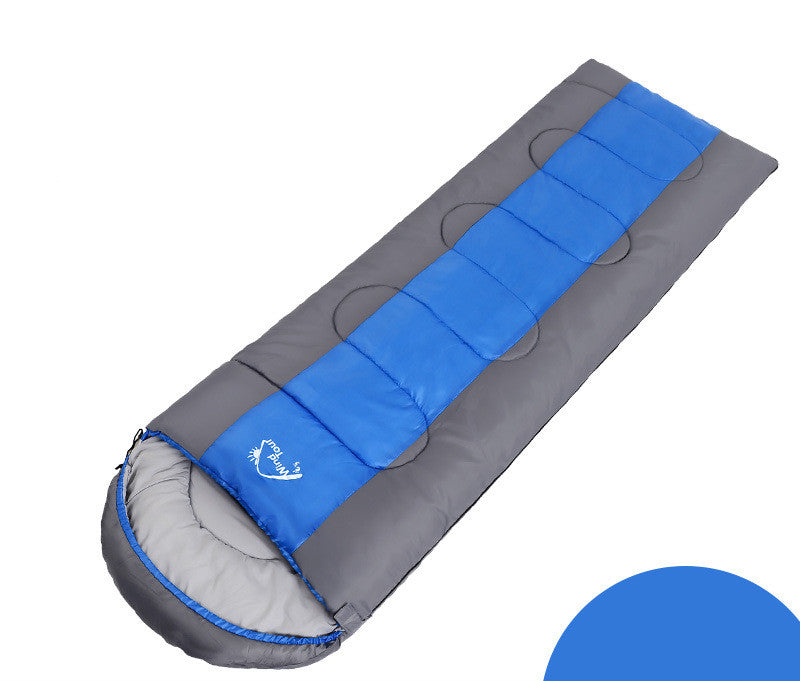 Outdoor Camping Sleeping Bag - Gray blue 1kg