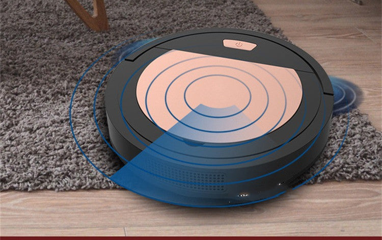 Smart Robot Vacuum & Mop Cleaner - Black