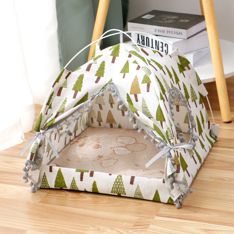 Cat Tent Enclosed Pet Bed - Image 6