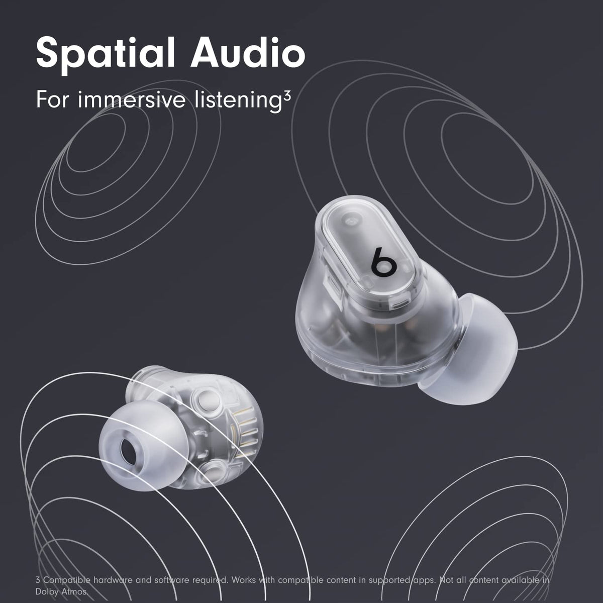 Beats Studio Buds + True Wireless Noise Cancelling Earbuds - Transparent - MQLK3LL/A - Image 7