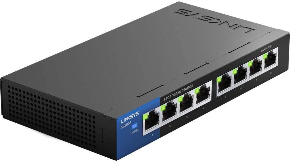 Linksys SE3008 Gigabit 8-Port Ethernet Switch - Image 2