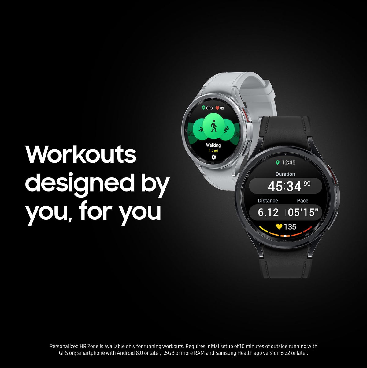 Samsung - Galaxy Watch6 Classic Stainless Steel Smartwatch 43mm LTE - Silver - SM-R955UZSAXAA - Image 3