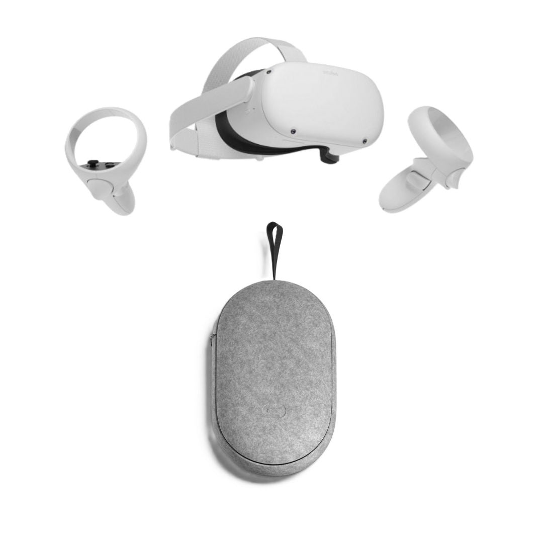 Oculus Quest 2 Advanced All-in-One Virtual Reality Headset 64gb w/ Case