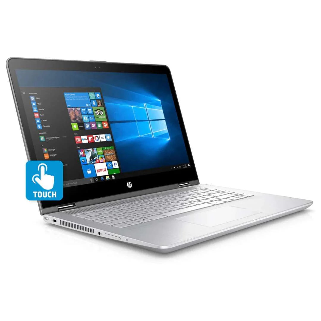 HP Pavilion x360 – 14" 2-in-1 FHD Touch – i5-8250U – 8GB RAM – 256GB SSD – Natural Silver - 14-ba125cl - Image 2