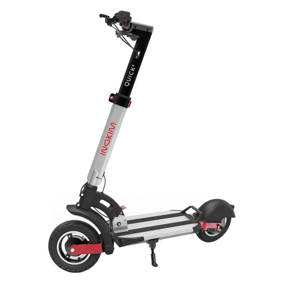 INOKIM - Quick4 Super Scooter w/44 miles Max Operating Range & 25 mph Max Speed - Silver - Excellent Condition