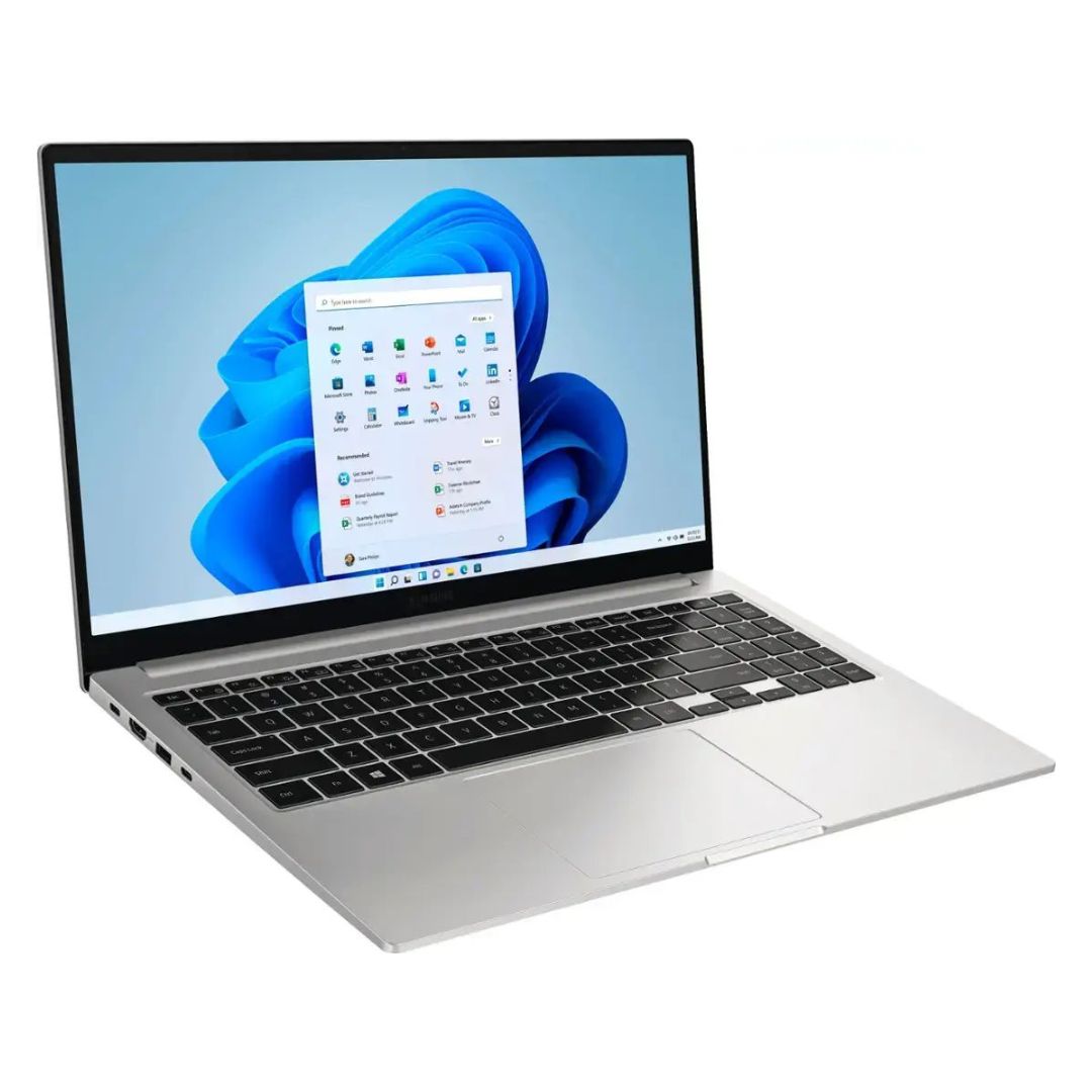Samsung - Galaxy Book 15.6" LED Touch Screen - Intel Core i7-1165G7 -16GB Memory - 512GB SSD - Mystic Silver - Image 2