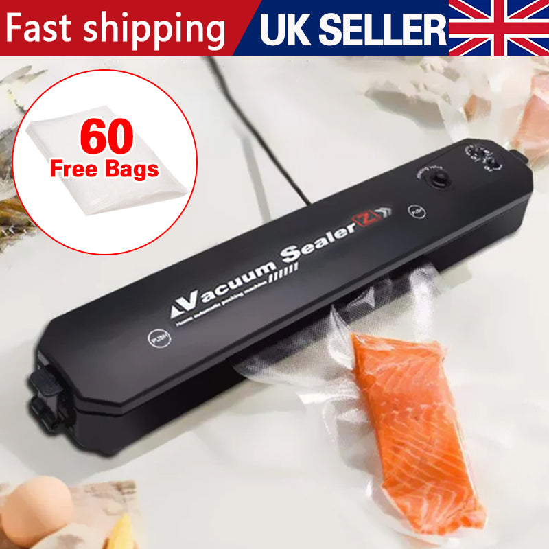 Vacuum Food Sealer Automatic Manual Sealer Dry Wet Pack Machine With 60 Bags UK - Image 5