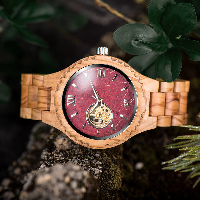 Mens And Womens Minimalist Wooden Watches - Image 4