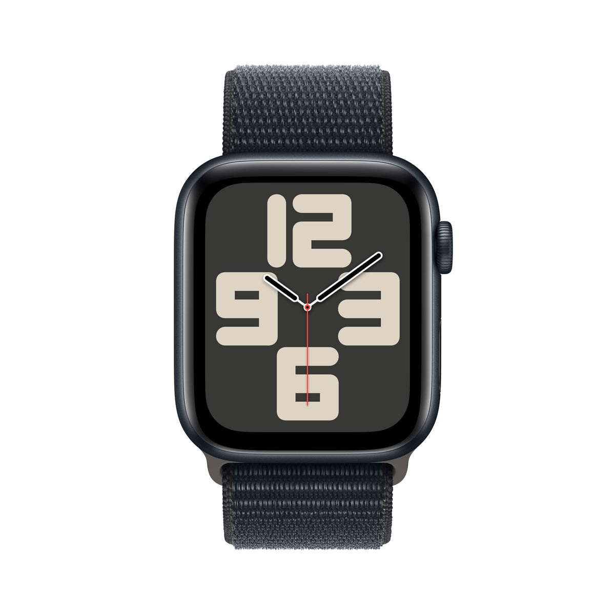 Apple Watch SE 2nd Generation (GPS + Cellular) 44mm Midnight Aluminum Case with Midnight Sport Loop - Image 2