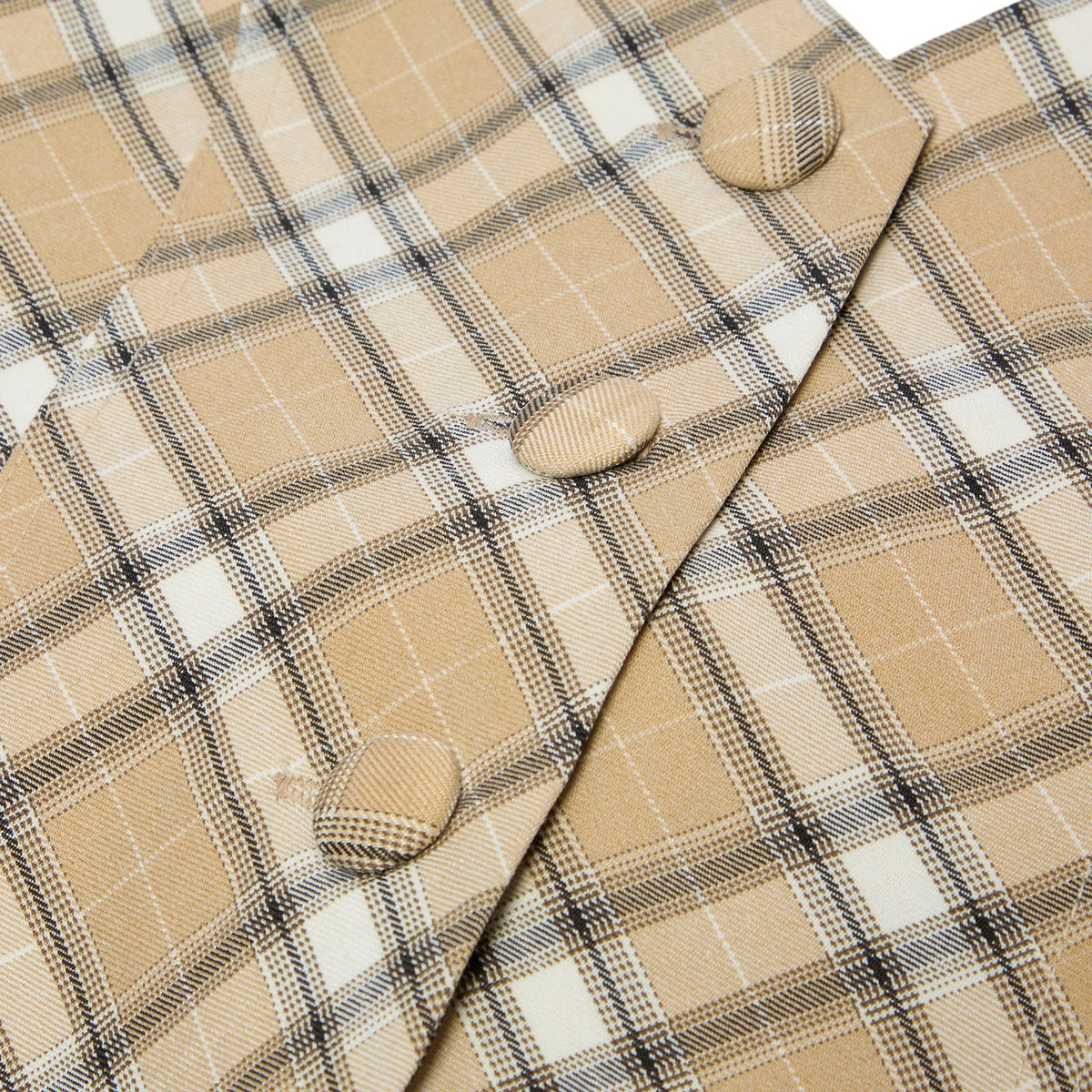 House of Sunny Sloane Check Waistcoat (Multi) - Image 3