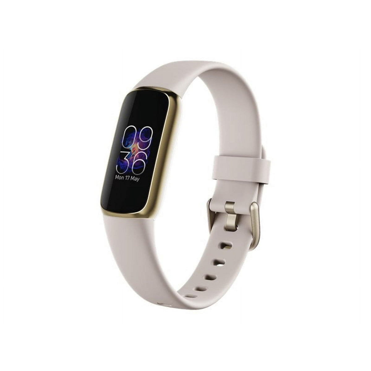 Fitbit Luxe Fitness & Wellness Tracker – Soft Gold Case with White Band – FB422GLWT - Image 3