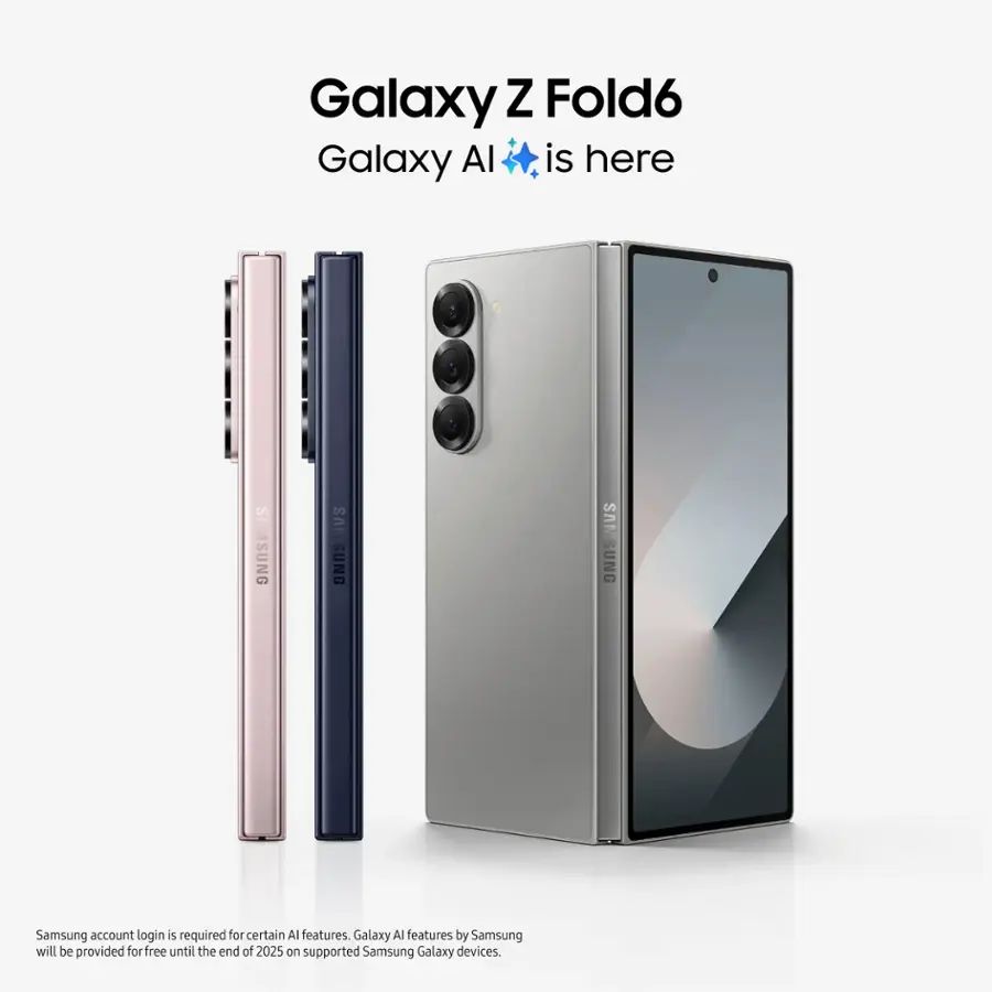 Unlocked Samsung Galaxy Z Fold6 5G - 1TB - Silver Shadow - SM-F956UZSFXAA - Image 2