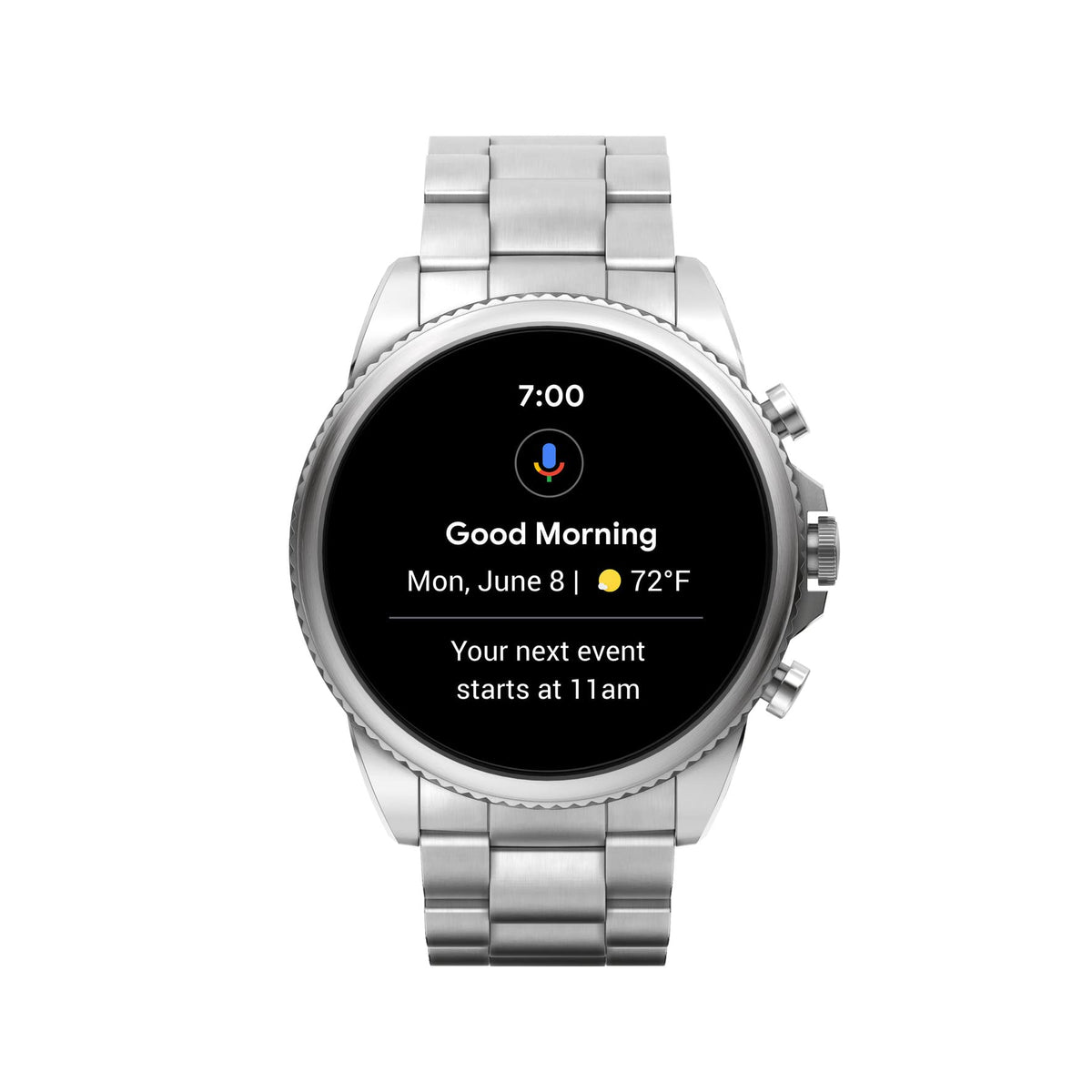 Fossil Gen 6 44mm Stainless Steel Smartwatch w/ Stainless Steel Band - FTW4060V - Image 7