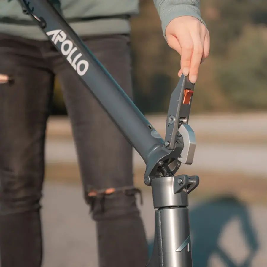 Apollo - Air Premium Electric Scooter w/43 mi Max Range & 21 mph Max Speed - Space Gray - Image 7