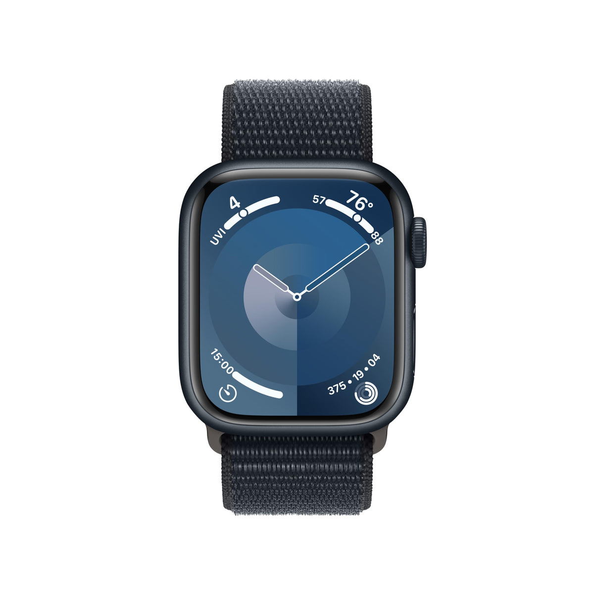 Apple Watch Series 9 (GPS + Cellular) – 41mm Midnight Aluminum Case with Midnight Sport Loop – One Size – MRHU3LW/A - Image 2
