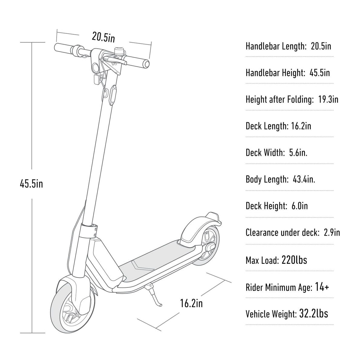 NIU - KQi 1 Pro Foldable Electric Kick Scooter w/ 15.5 mi Max operating Range & 15.5 mph Max Speed - Grey - Image 9
