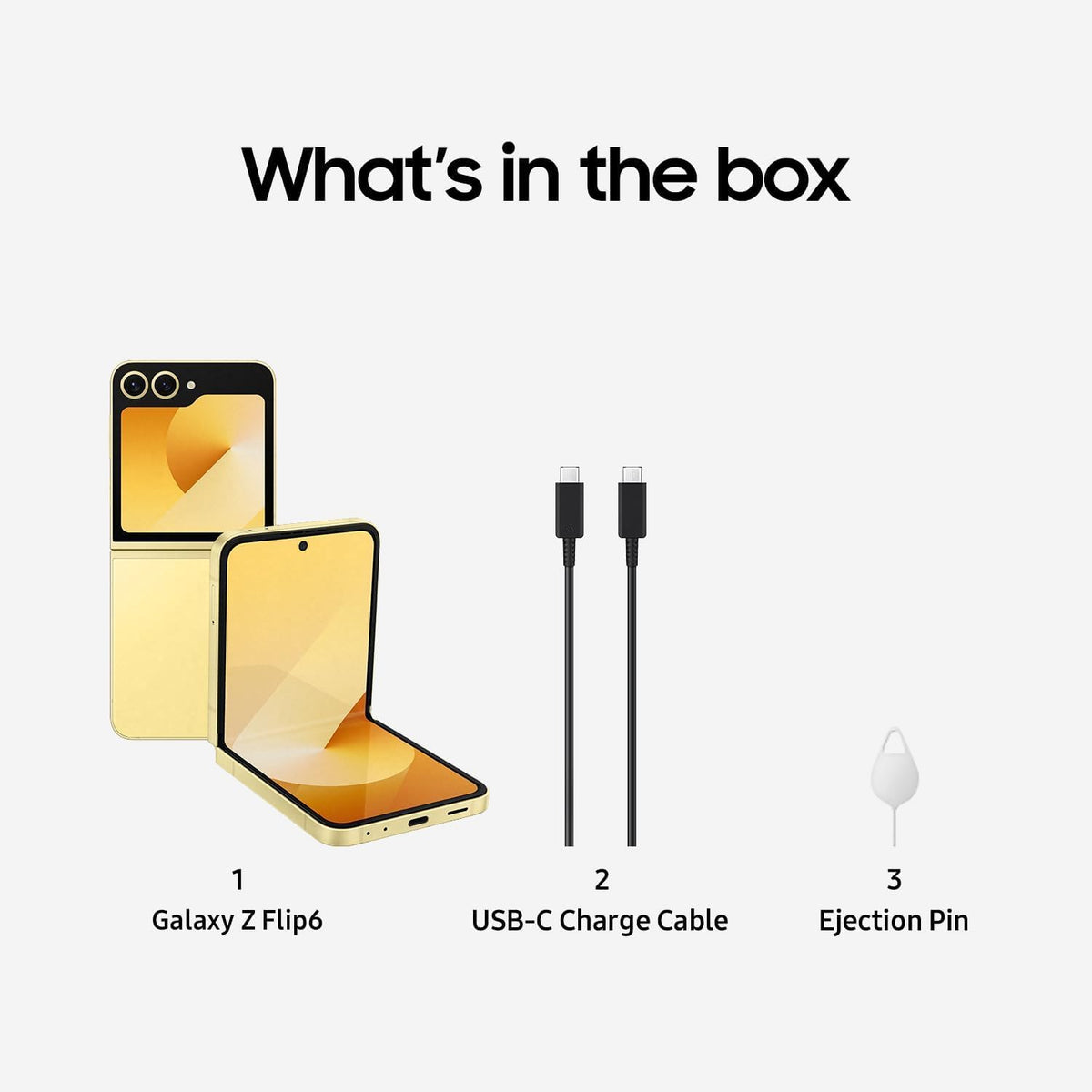 Unlocked Samsung Galaxy Z Flip6 5G - 256GB - Yellow - SM-F741UZYAXAA - Image 9