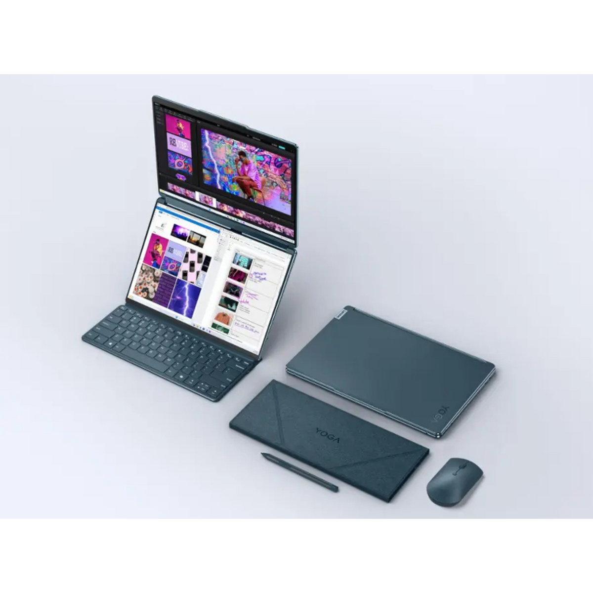 Lenovo Yoga Book 9 13IMU9 - 2.8K Touch - Ultra7-155U - 16GB RAM - 1TB SSD - Blue-with All Accessories - Image 6