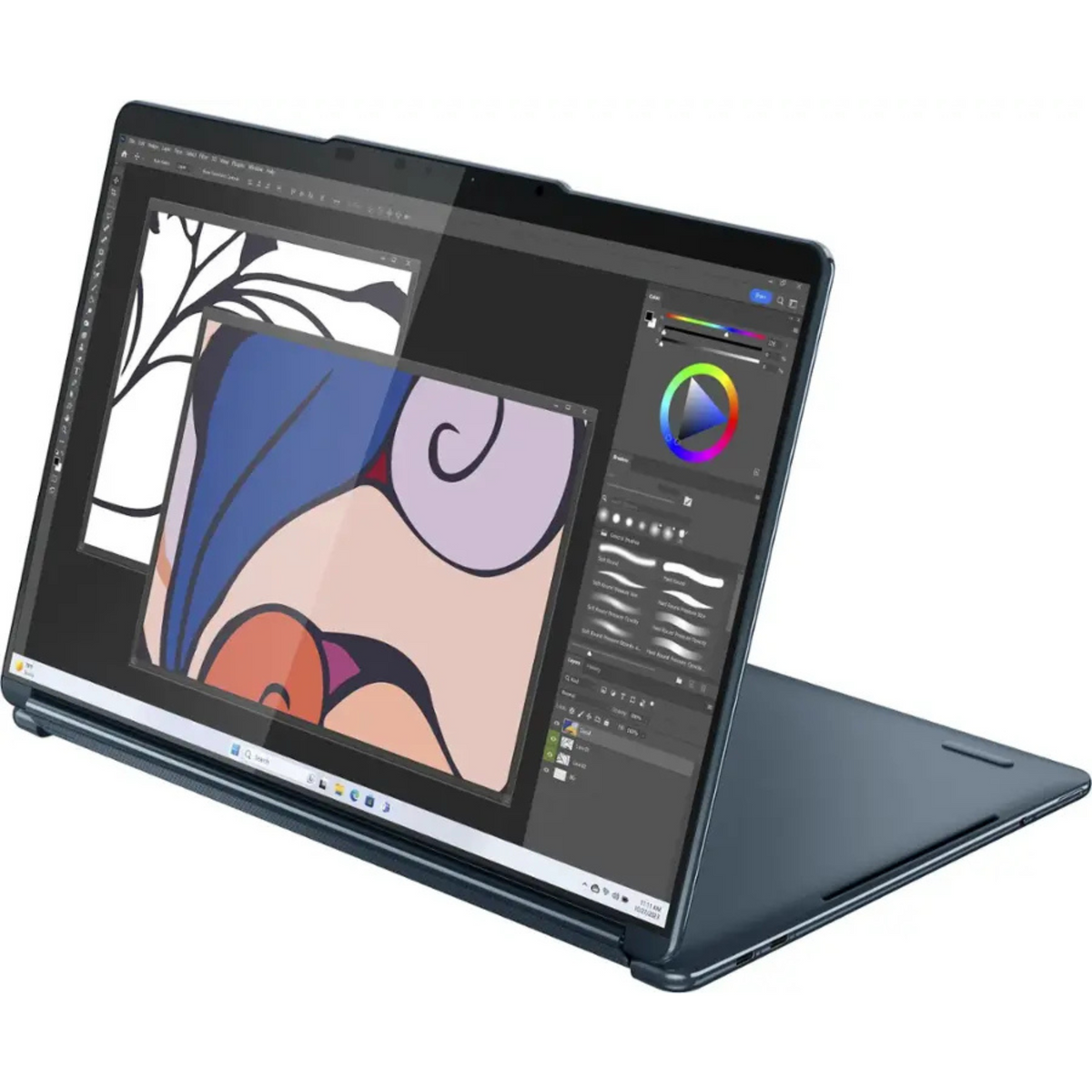 Lenovo Yoga Book 9 13IMU9 - 2.8K Touch - Ultra7-155U - 16GB RAM - 1TB SSD - Blue-with All Accessories - Image 4