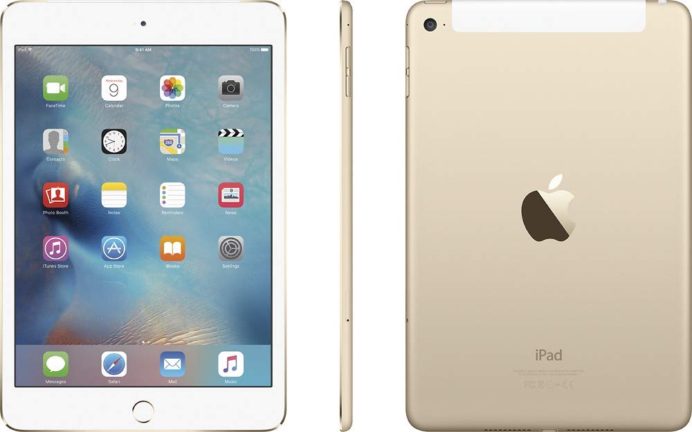 Apple iPad Mini (4th Generation, 2015) – 7.9" Wi-Fi – 64GB – Gold – MK9J2LL/A - Image 3