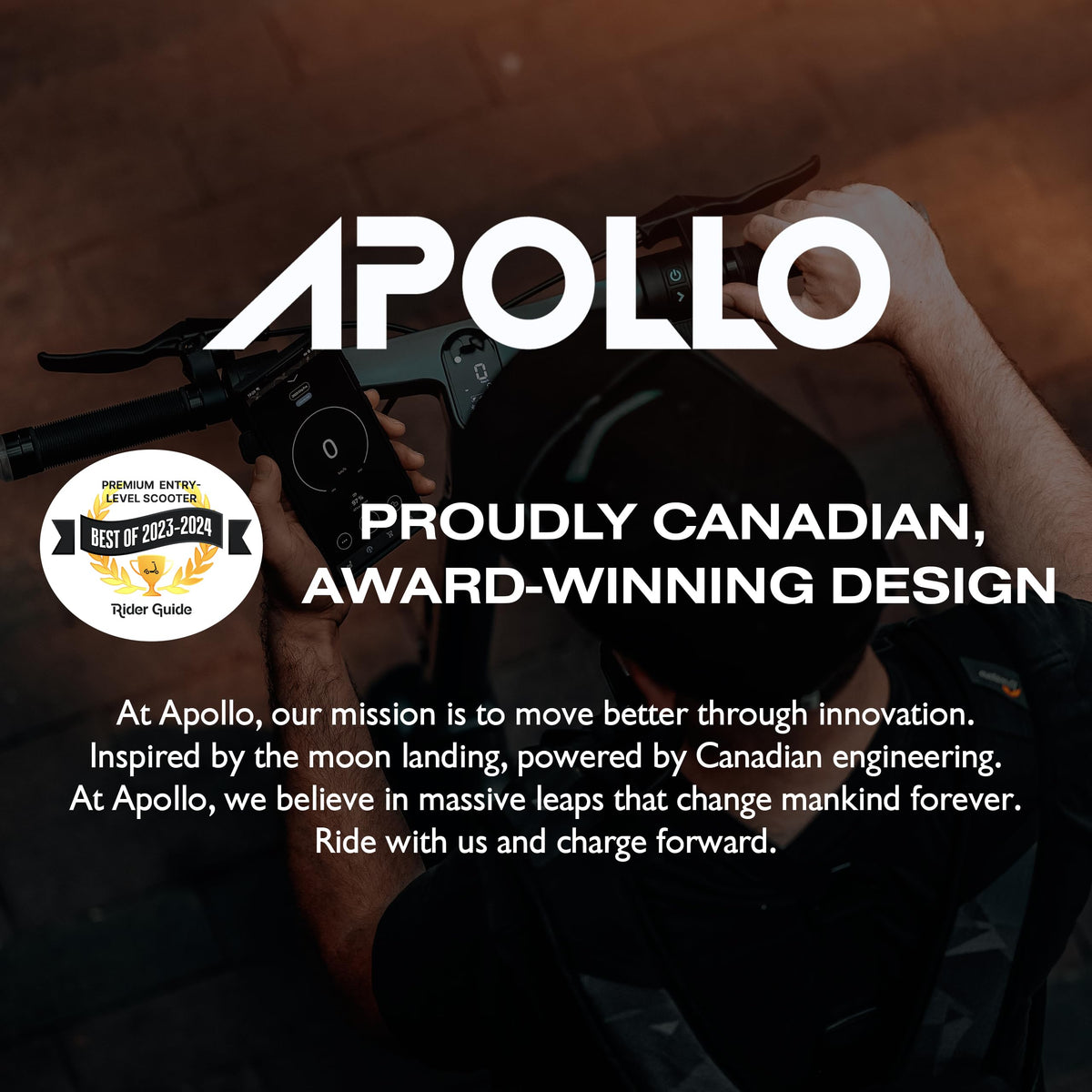 Apollo - Go Premium Dual-Motor Electric Scooter w/40 mi Max Operating Range & 28 mph Max Speed - Excellent - Image 8