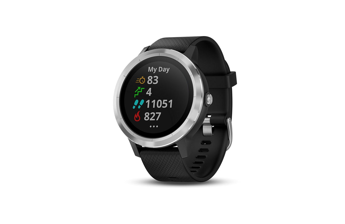 Garmin Vivoactive 3 GPS Smartwatch with Built-in Sports Apps - Black/Silver - 010-01769-01 - Image 9