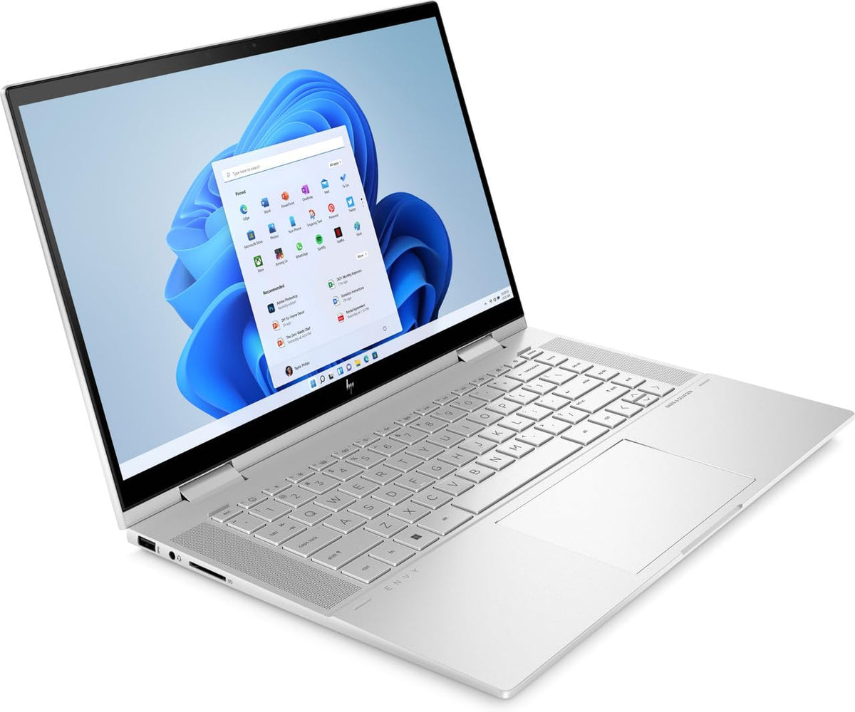 HP Envy x360 2-in-1 Laptop - 15.6" FHD Touchscreen - Intel Core i7-1260P - 16GB RAM - 1TB SSD - Silver - Image 4