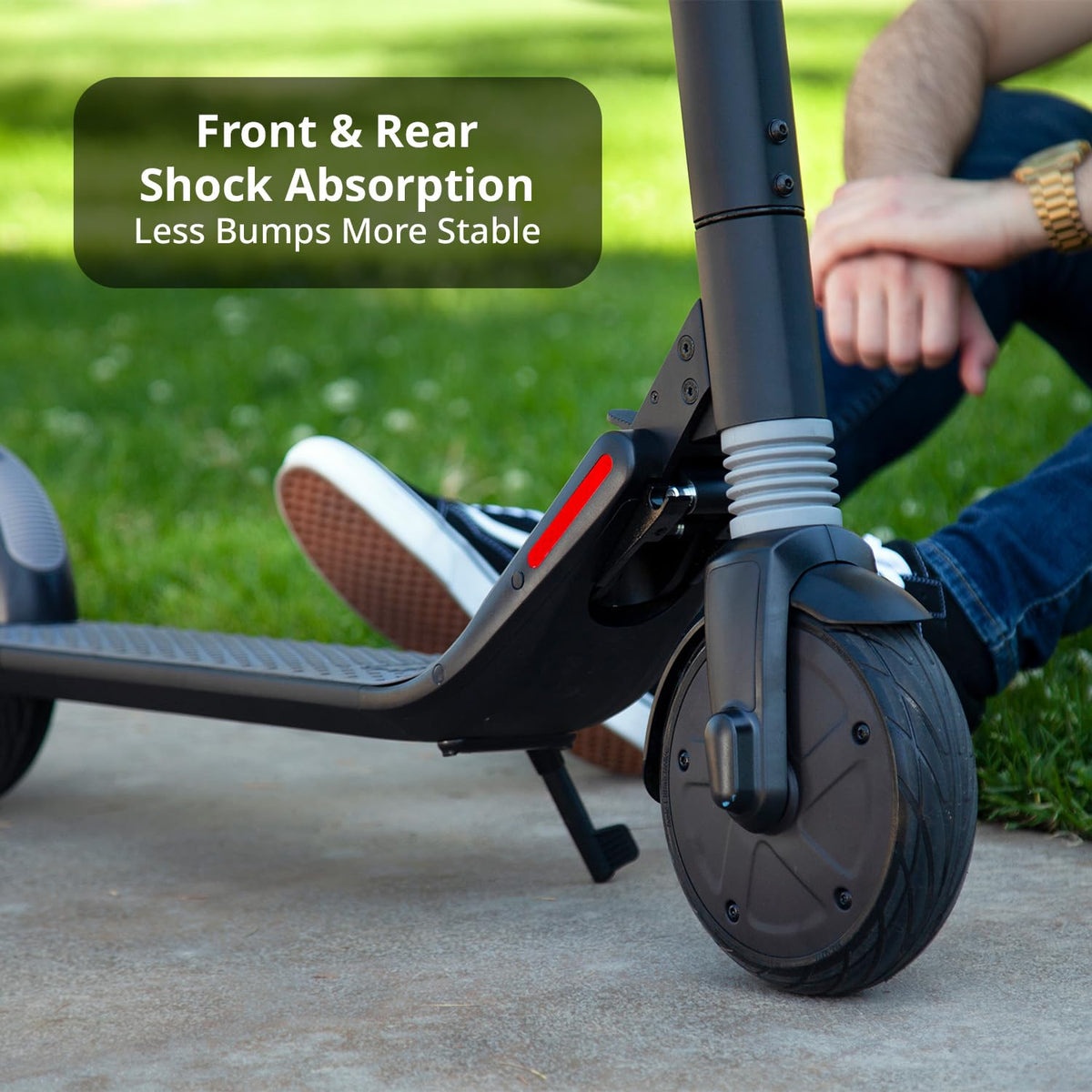 Segway - ES3 Plus Kick Scooter w/28 mi Max Operating Range & 18.6 mph Max Speed - Black - AA.00.0010.05 - Image 2