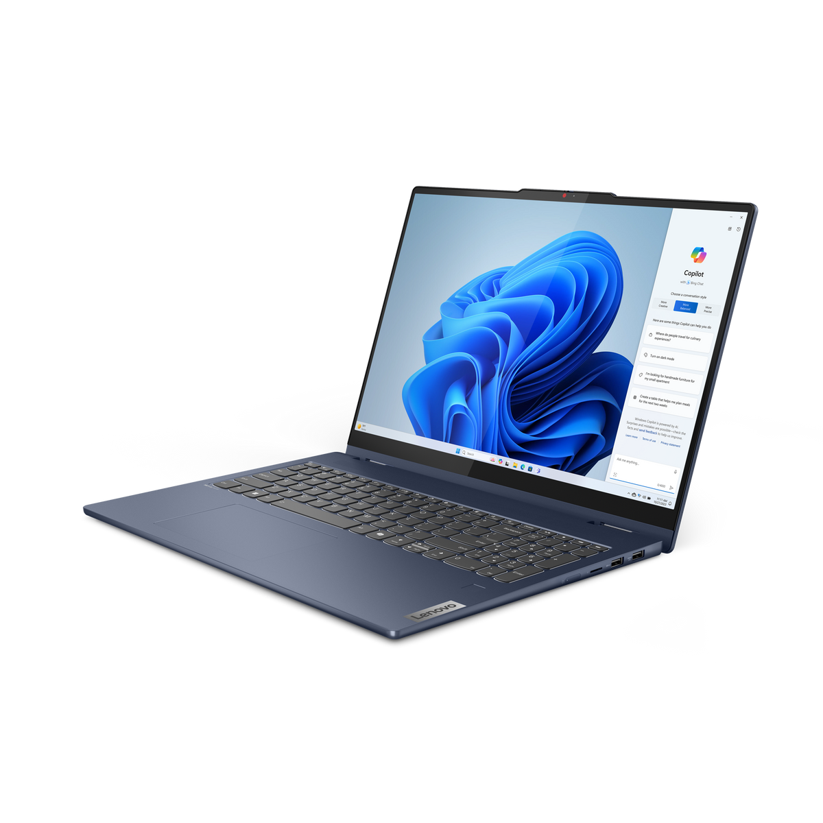 Lenovo IdeaPad 5-16IRU9 – 16" FHD+ Touch – Intel Core 7-150U – 16GB RAM – 1TB SSD – Cosmic Blue – 83DU001KUS - Image 3