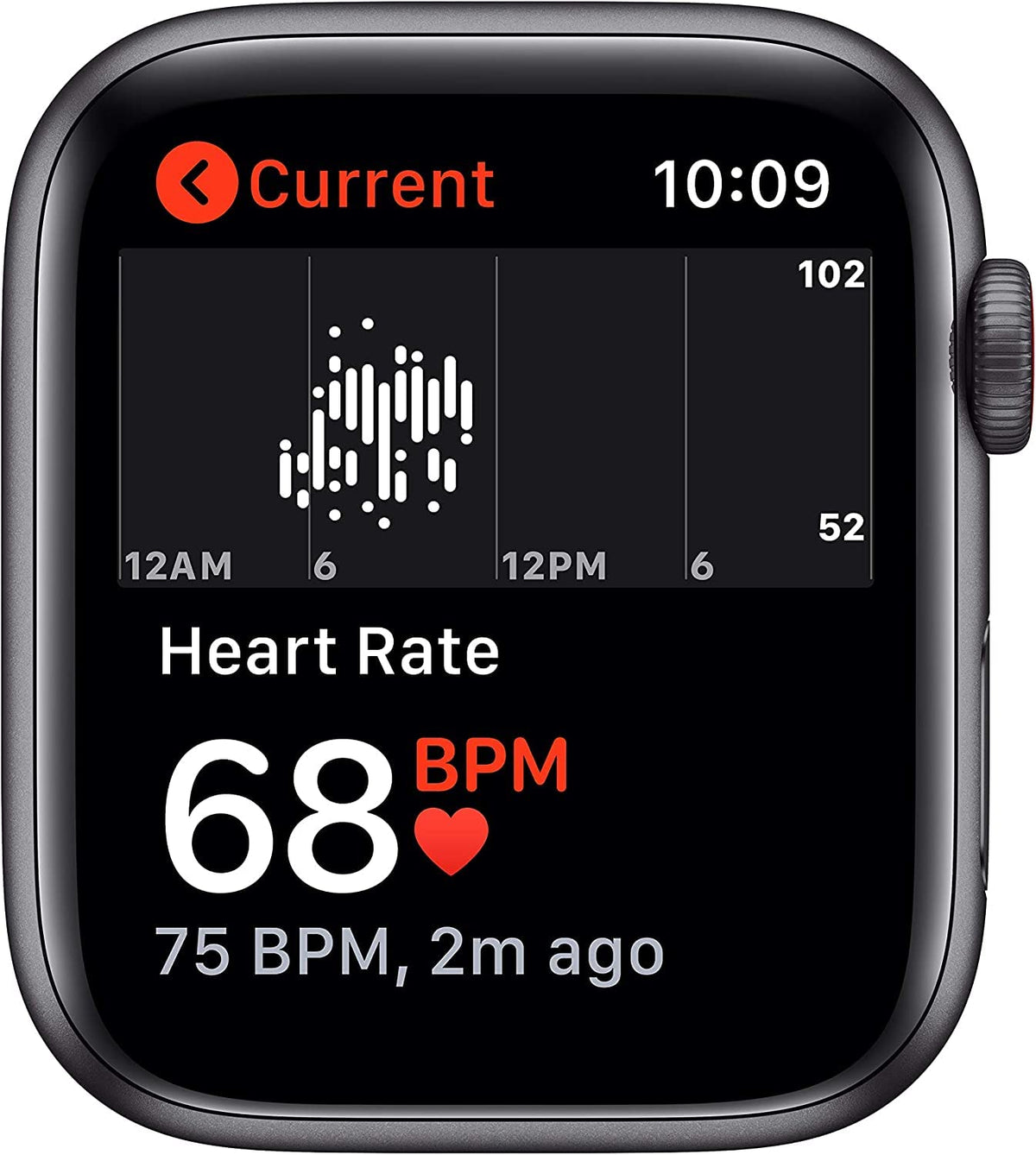 Apple Watch SE (1st Generation) (GPS) – 40mm – Space Gray Aluminum Case with Black Sport Band – MYDP2LL/A - Image 4